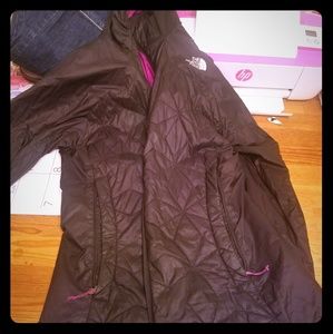 The north face Summit series Coat pink black small